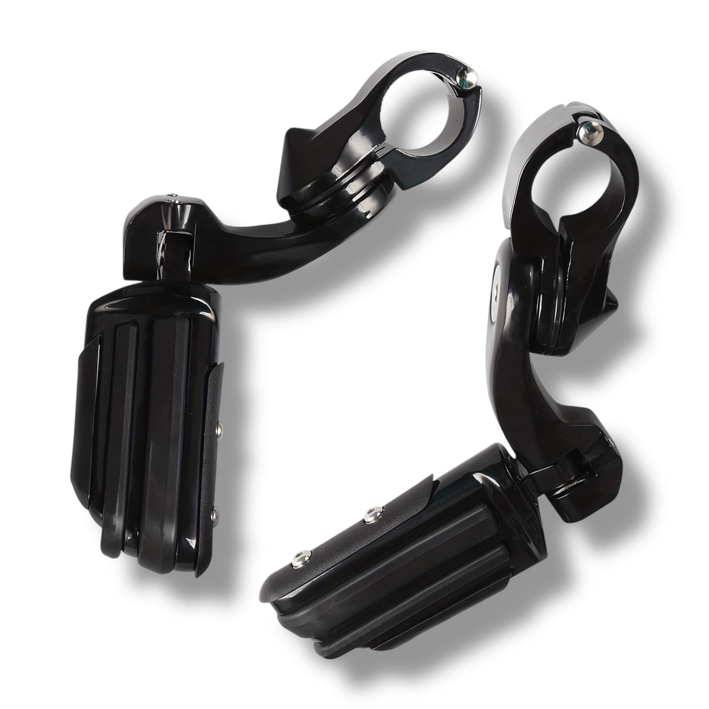 Posapies ajustables para defensa de 1 1/4” y 1”