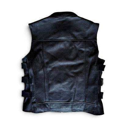 Chaleco Chopper de Piel Genuina | Roma