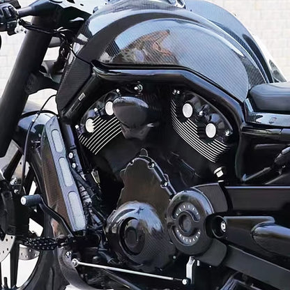 Cubierta de claxon Real Fire para Harley Davidson V Rod #69169-05BWX