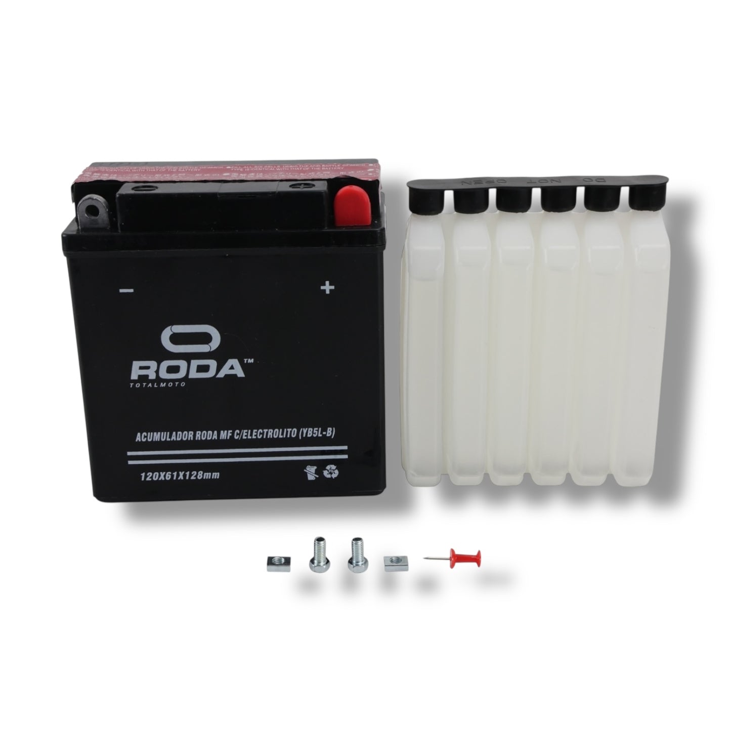 Acumulador MF con Electrolito Roda YB5L-B (12V / 5A)