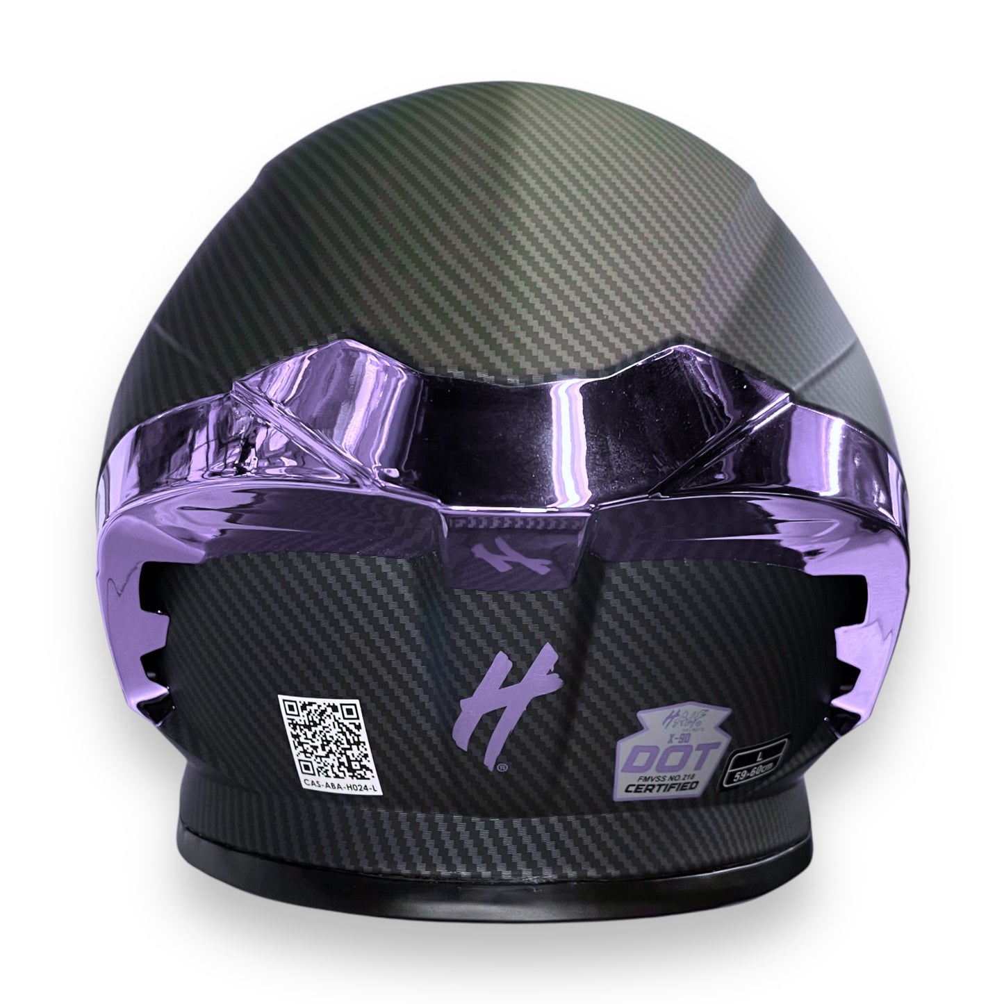 Casco abatible Half Golden Boy Purpple