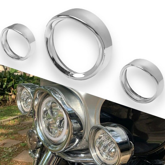 Juego de x3 Bisel para faros de 4.5” y 7”