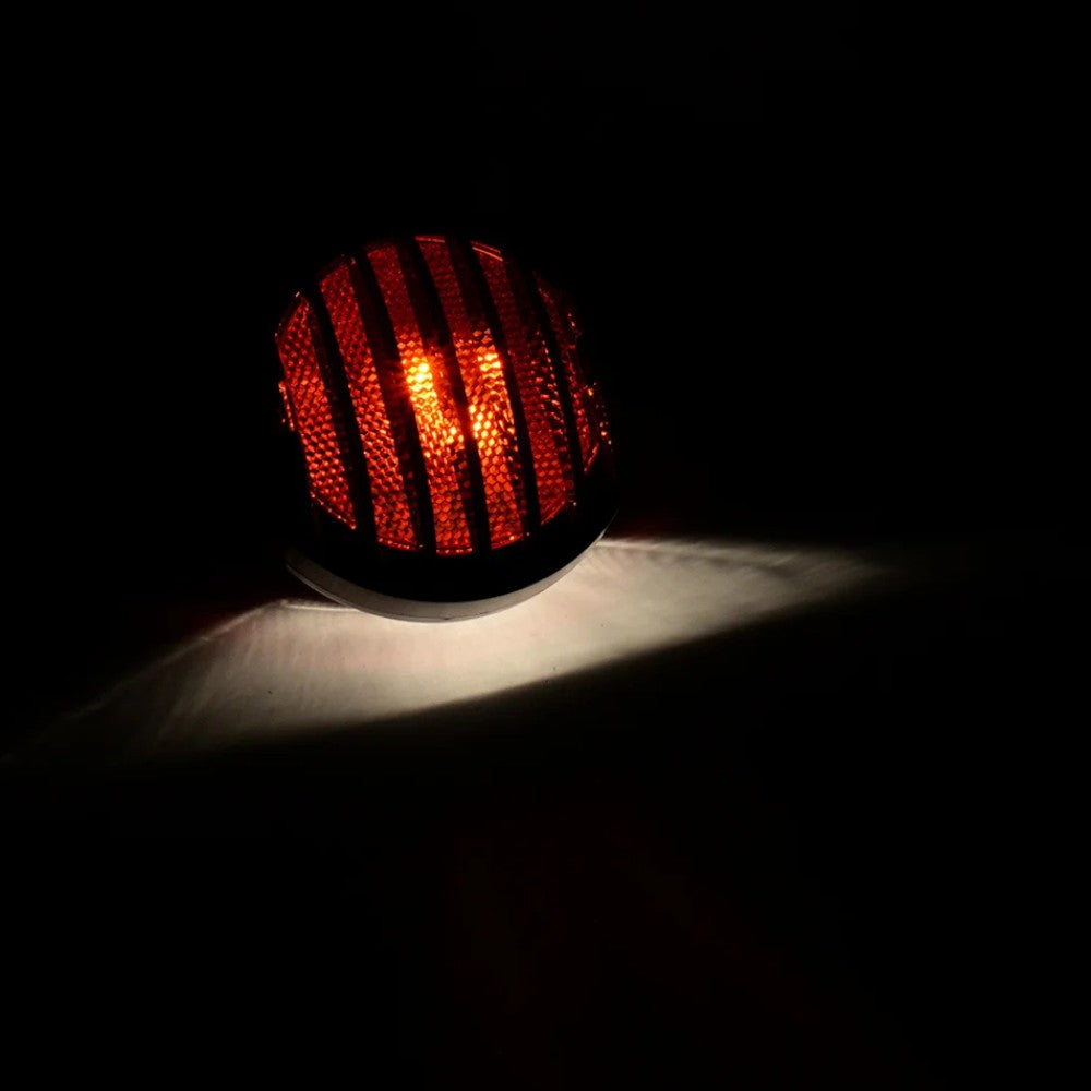Luz Trasera Redonda para Motocicleta | Freno/Stop | Estilo Chopper