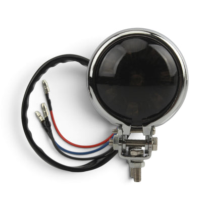 Luz Trasera LED Redonda 12V | Freno/Stop | Custom Chopper Bobber