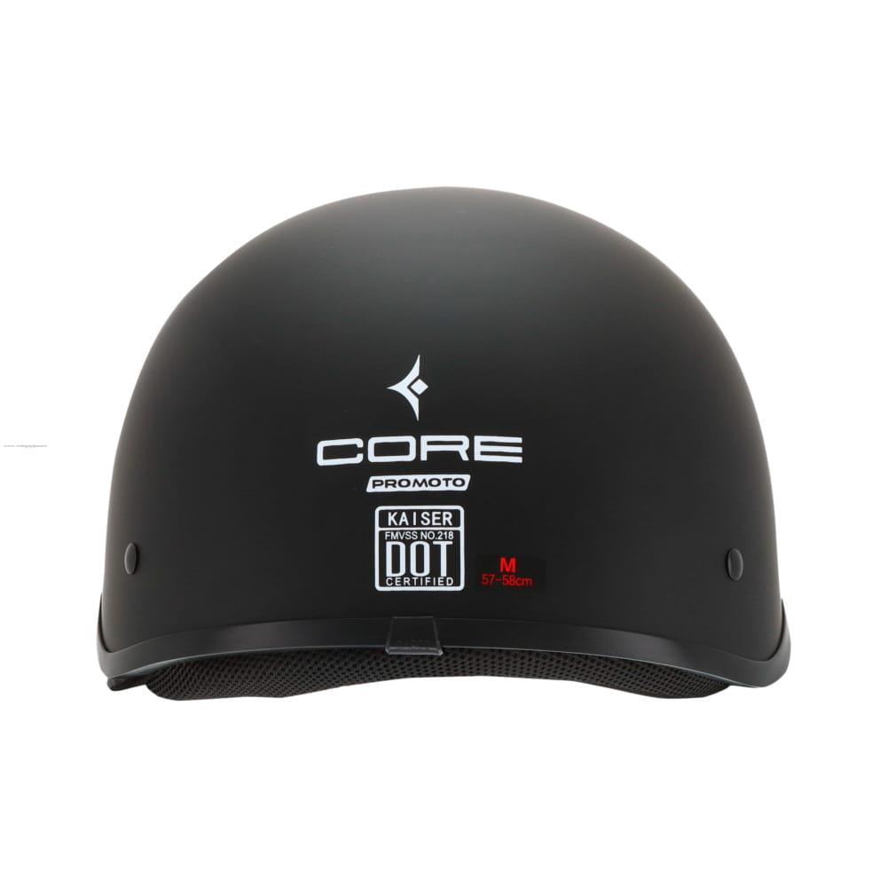 Casco Abierto Kaiser Negro Mate | DOT