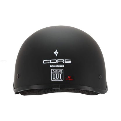 Casco Abierto Kaiser Negro Mate | DOT