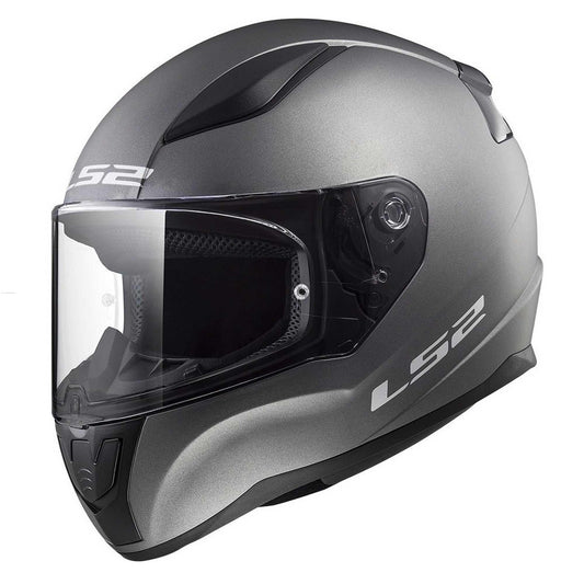 Casco cerrado LS2 Rapid II Solid FF353 | Titanium Mate (ECE)