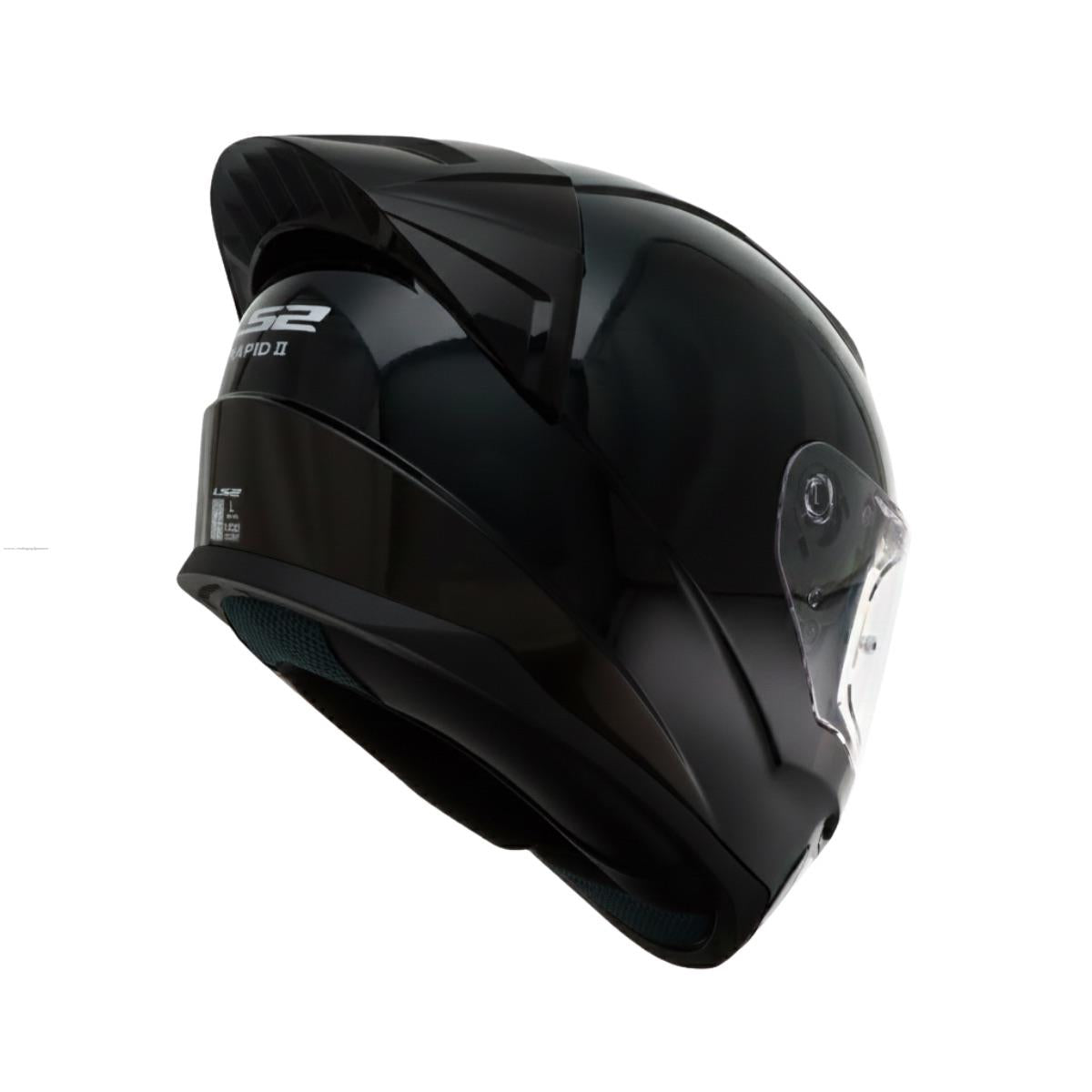 Casco Cerrado LS2 Rapid II - Negro Brillante (ECE)