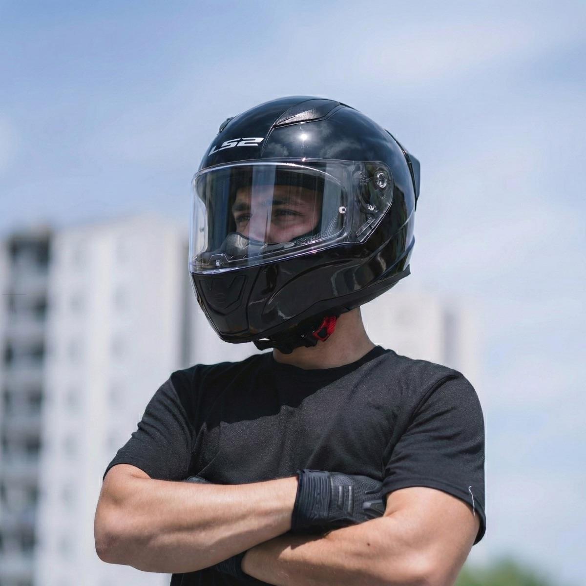 Casco Cerrado LS2 Rapid II - Negro Brillante (ECE)