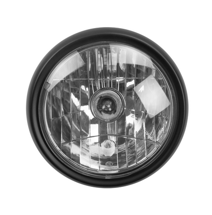 Faro Delantero Chopper Negro 7”