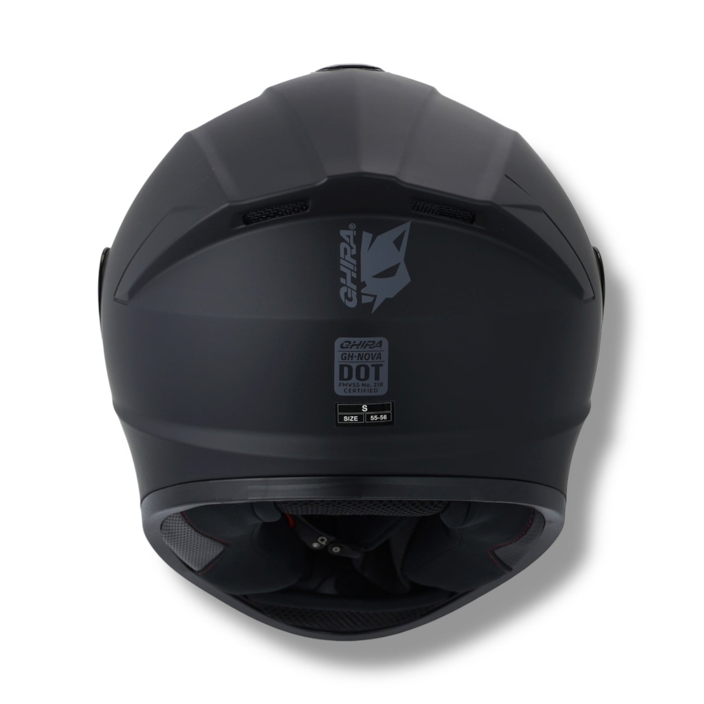 Casco Cerrado Ghiro GH-Nova Negro Mate (DOT)