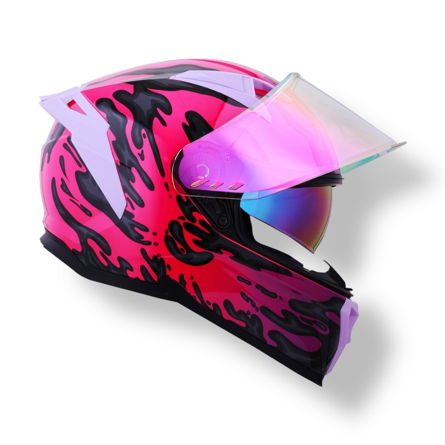 Casco cerrado BKR Hawk Rosa Slime (DOT / ECE)