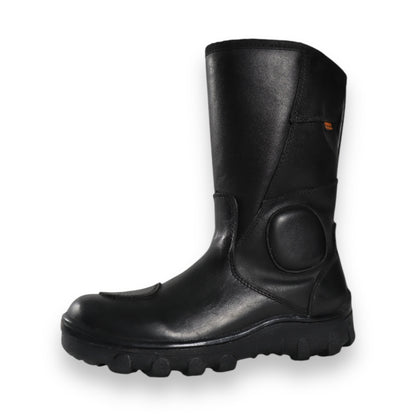 Botas de piel COP para motocilclista