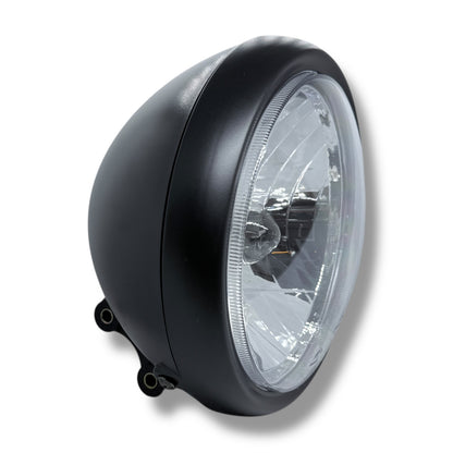 Faro Delantero Chopper Negro 7”