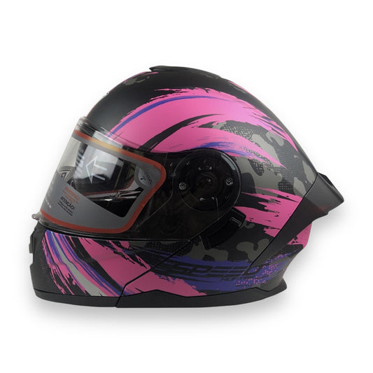 Casco abatible R7 Alfa Rosa (DOT)