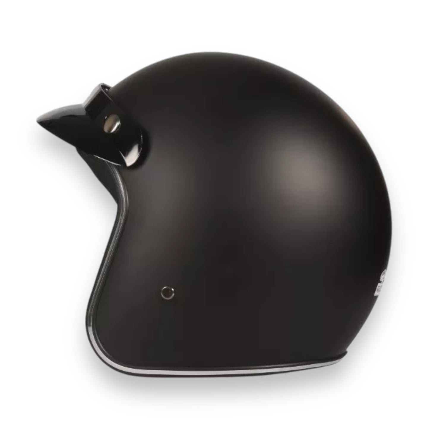 Casco 3/4 Rudos Vintage negro mate