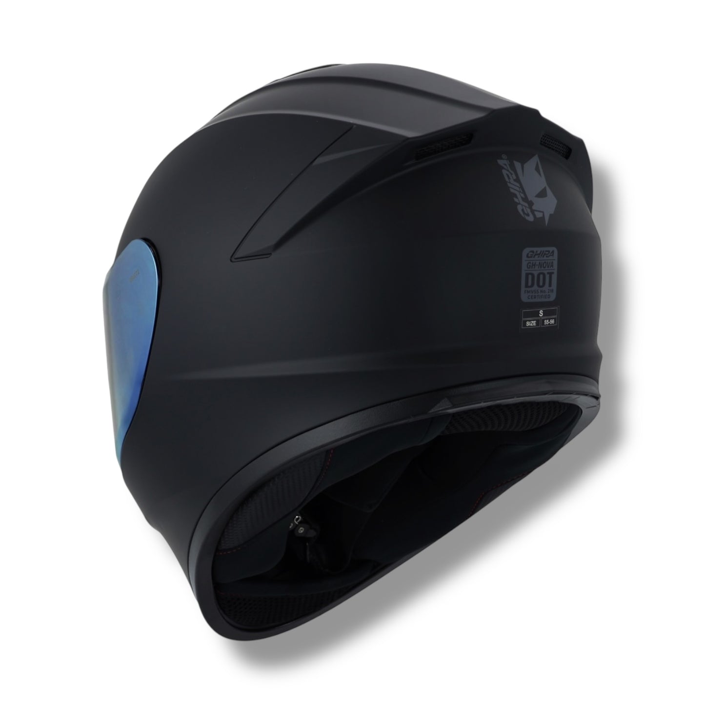 Casco Cerrado Ghiro GH-Nova Negro Mate (DOT)