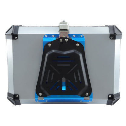 Caja Trasera de Aluminio BKR 65 Litros Plateada | Top Case para Motocicleta