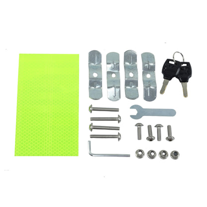 Caja Trasera de Aluminio BKR 65 Litros Plateada | Top Case para Motocicleta