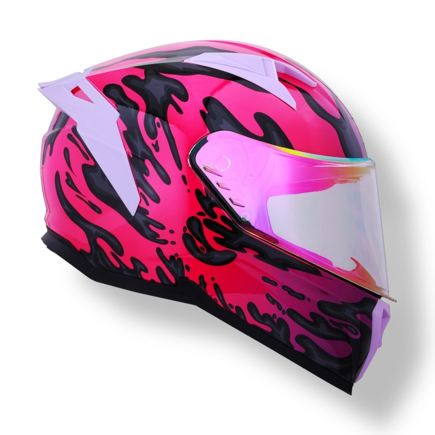 Casco cerrado BKR Hawk Rosa Slime (DOT / ECE)