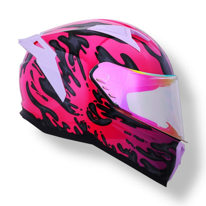 Casco cerrado BKR Hawk Rosa Slime (DOT / ECE)