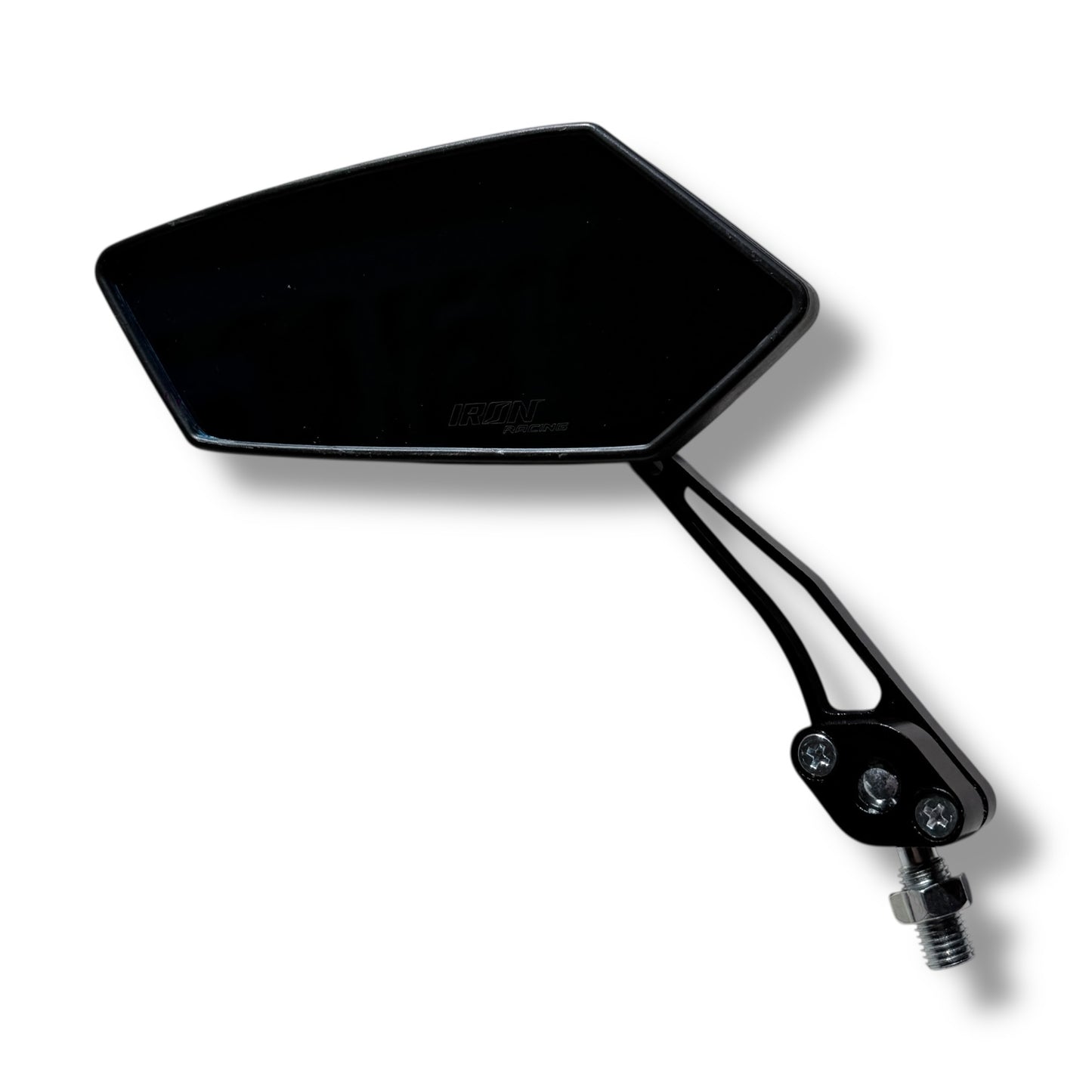 Espejos custom racing negro/fibra