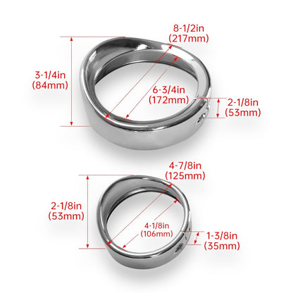 Juego de x3 Bisel para faros de 4.5” y 7”