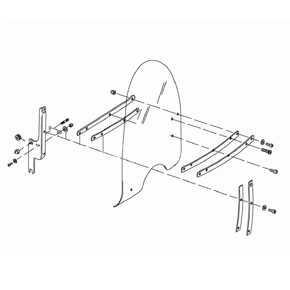 Bujes de montaje para parabrisas (4 piezas)