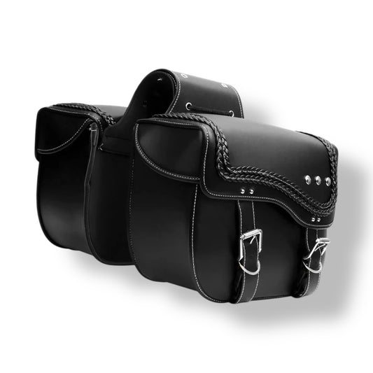 Alforjas de vinipiel para moto old west