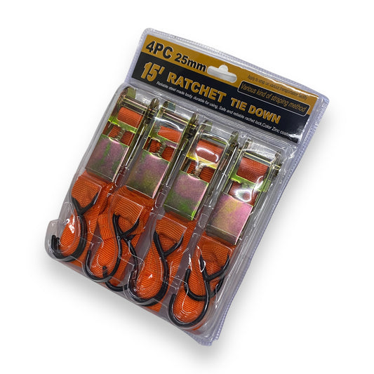 Set de 4 sinchos multiuso 4.5m