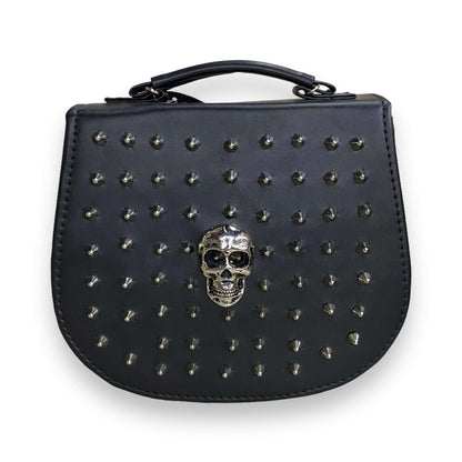 Bolso chico para dama skull spike