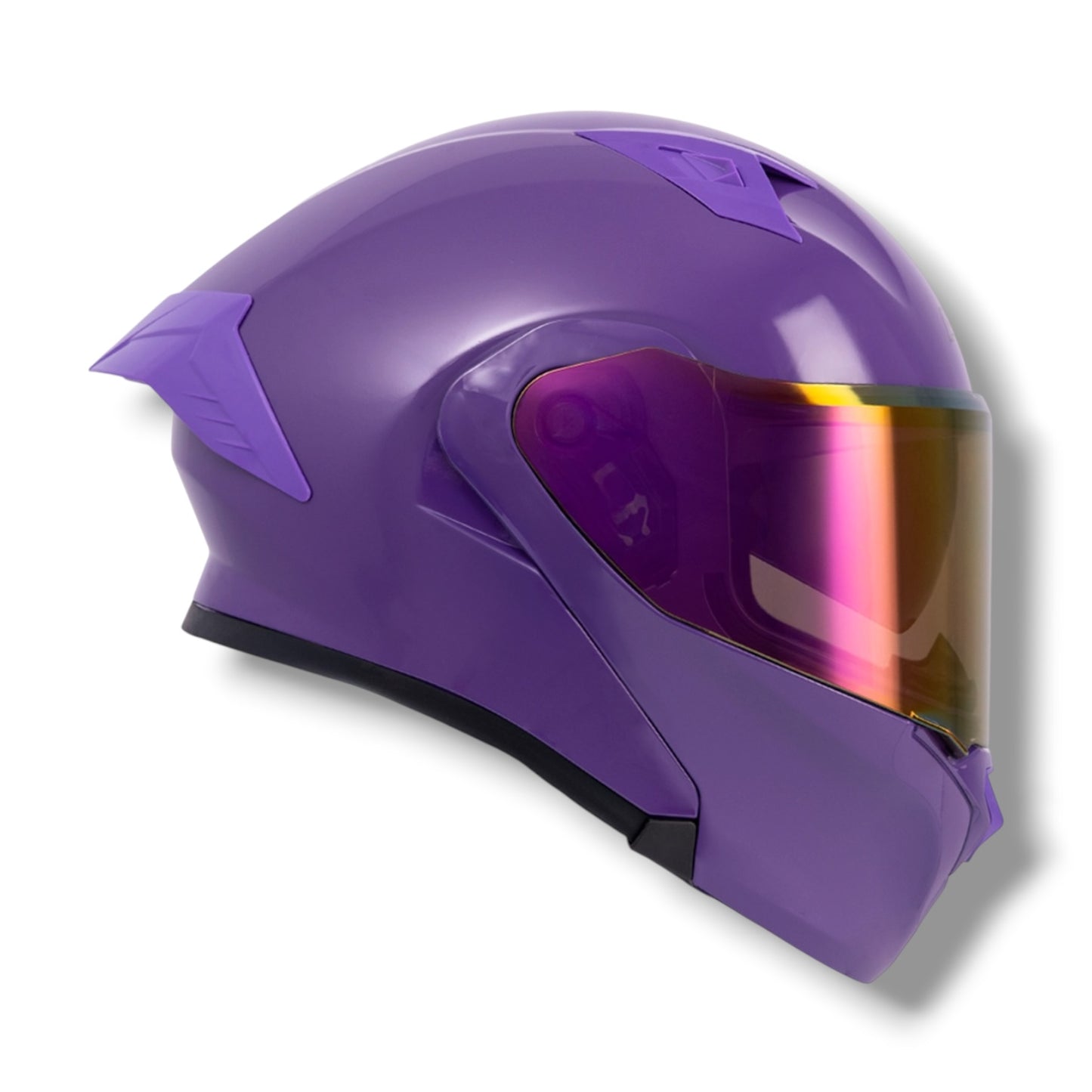 Casco RODA Rush Morado Abatible (DOT)