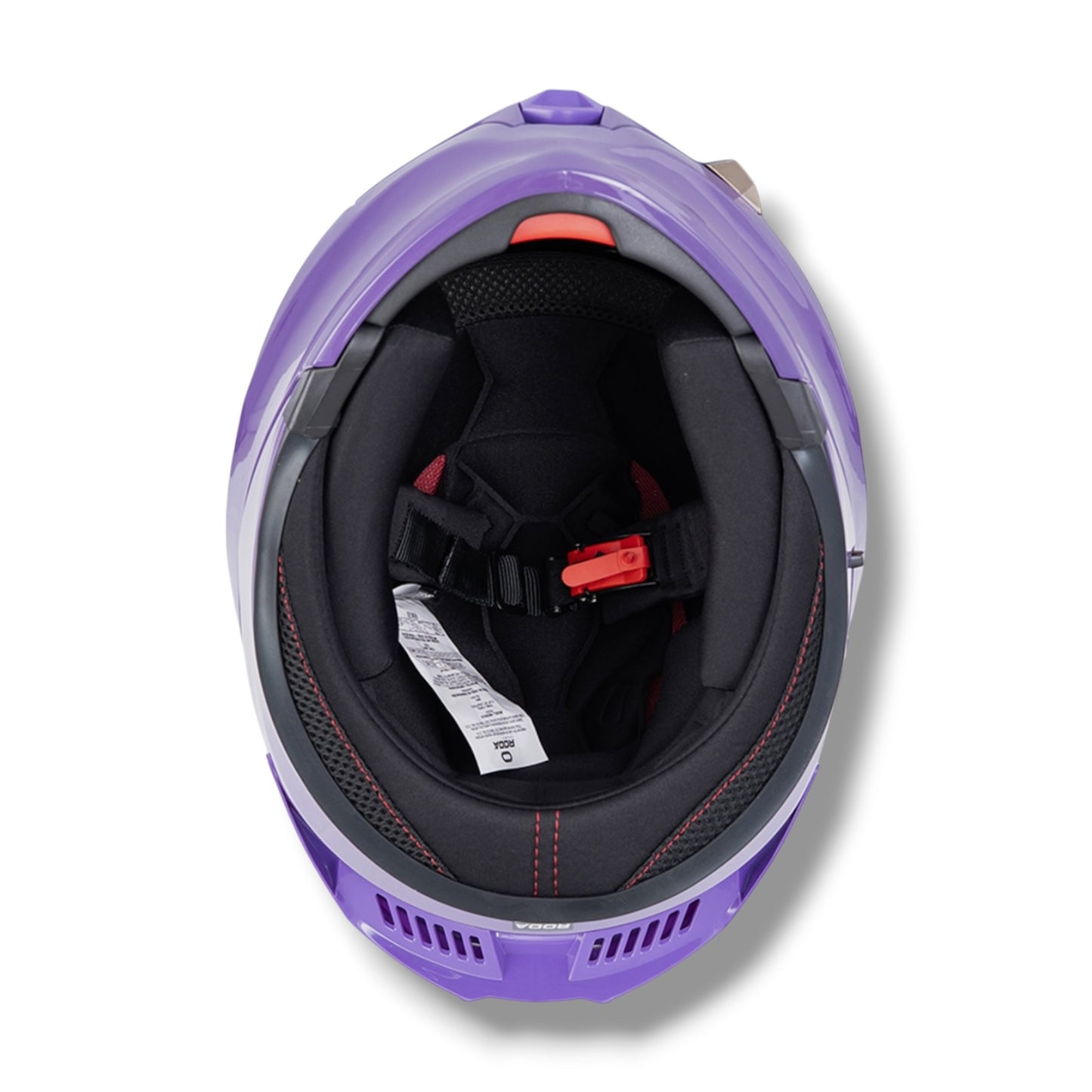 Casco RODA Rush Morado Abatible (DOT)