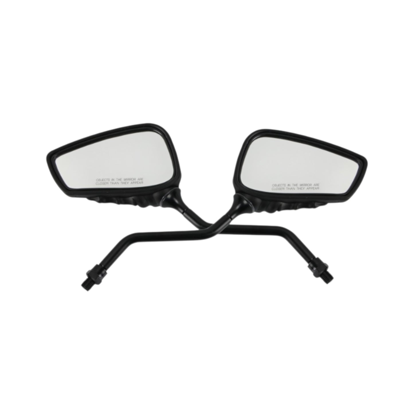 Espejos Mano de Calavera Esqueleto | Negro/Cromado 10mm