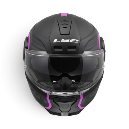 Casco Abatible LS2 Scope II Arch Titanium Mate/Rosa FF902 | ECE
