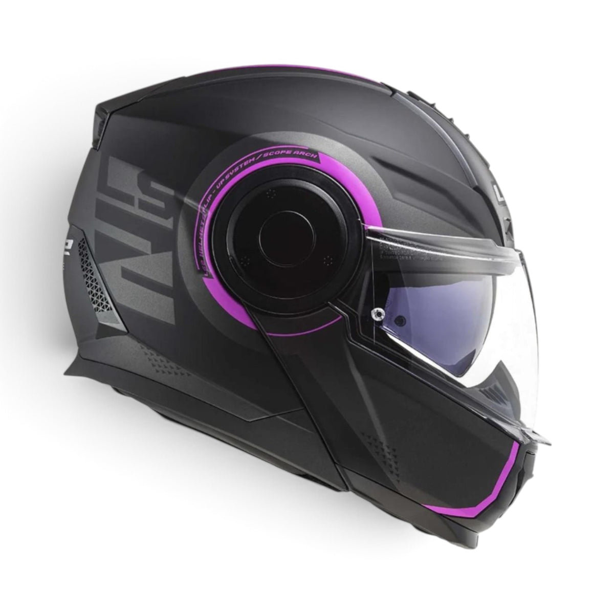 Casco Abatible LS2 Scope II Arch Titanium Mate/Rosa FF902 | ECE