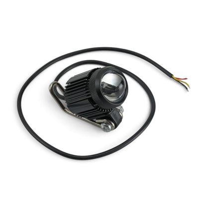 Faro auxiliar LED cuadrado con lupa | Estrobo + DRL