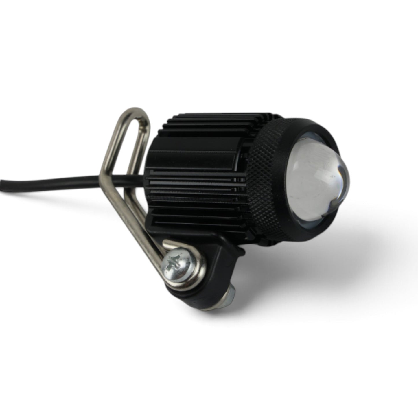 Faro auxiliar LED cuadrado con lupa | Estrobo + DRL