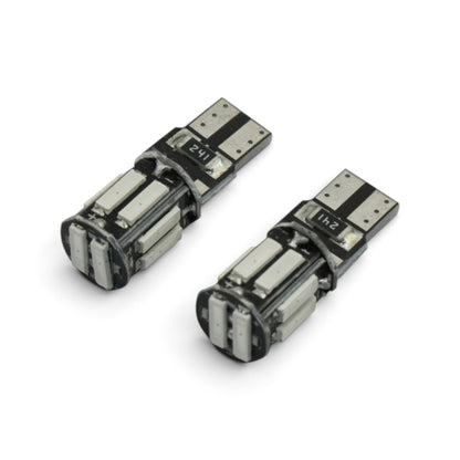 Foco LED T10 Pellizco 10 LEDs 12V | Varios Colores | Set