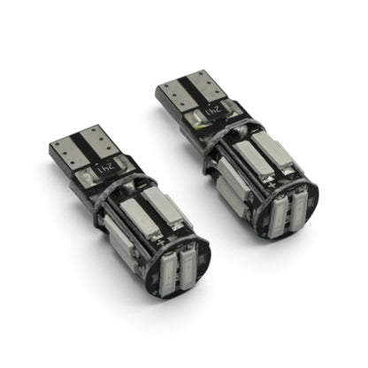 Foco LED T10 Pellizco 10 LEDs 12V | Varios Colores | Set