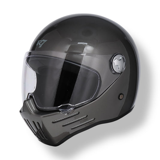 Casco cerrado R7 Clancy Gris (DOT)