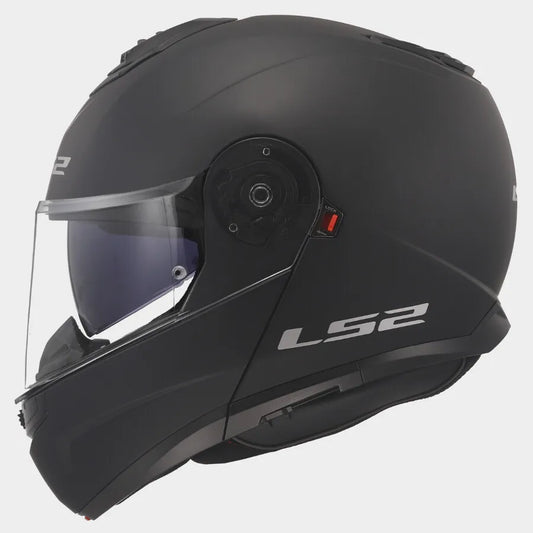 Casco Abatible LS2 Strobe II Solid Negro Mate | ECE