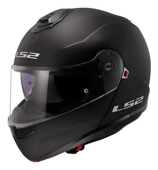 Casco Abatible LS2 Strobe II Solid Negro Mate | ECE