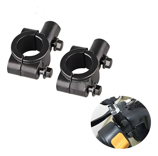 Par de Abrazaderas Universales para Espejos | Manubrio 7/8"