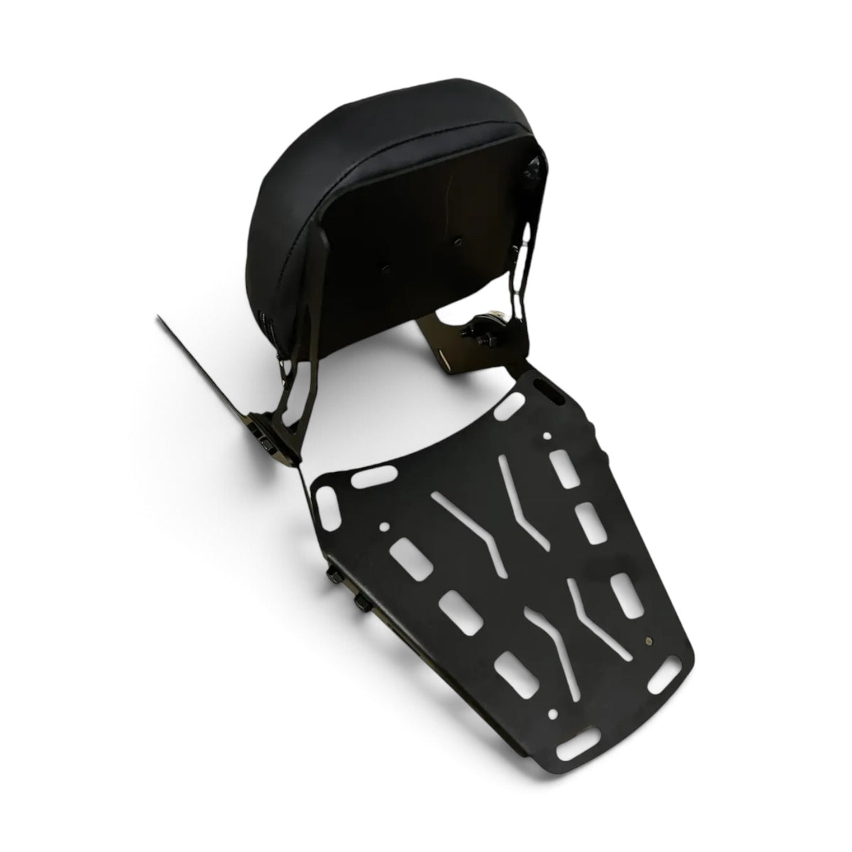 Respaldo con Parrilla Portabultos para Italika TC250 | Negro