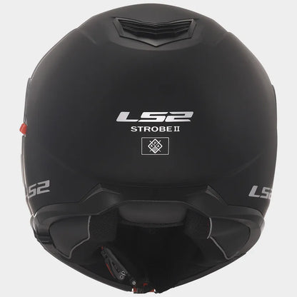 Casco Abatible LS2 Strobe II Solid Negro Mate | ECE