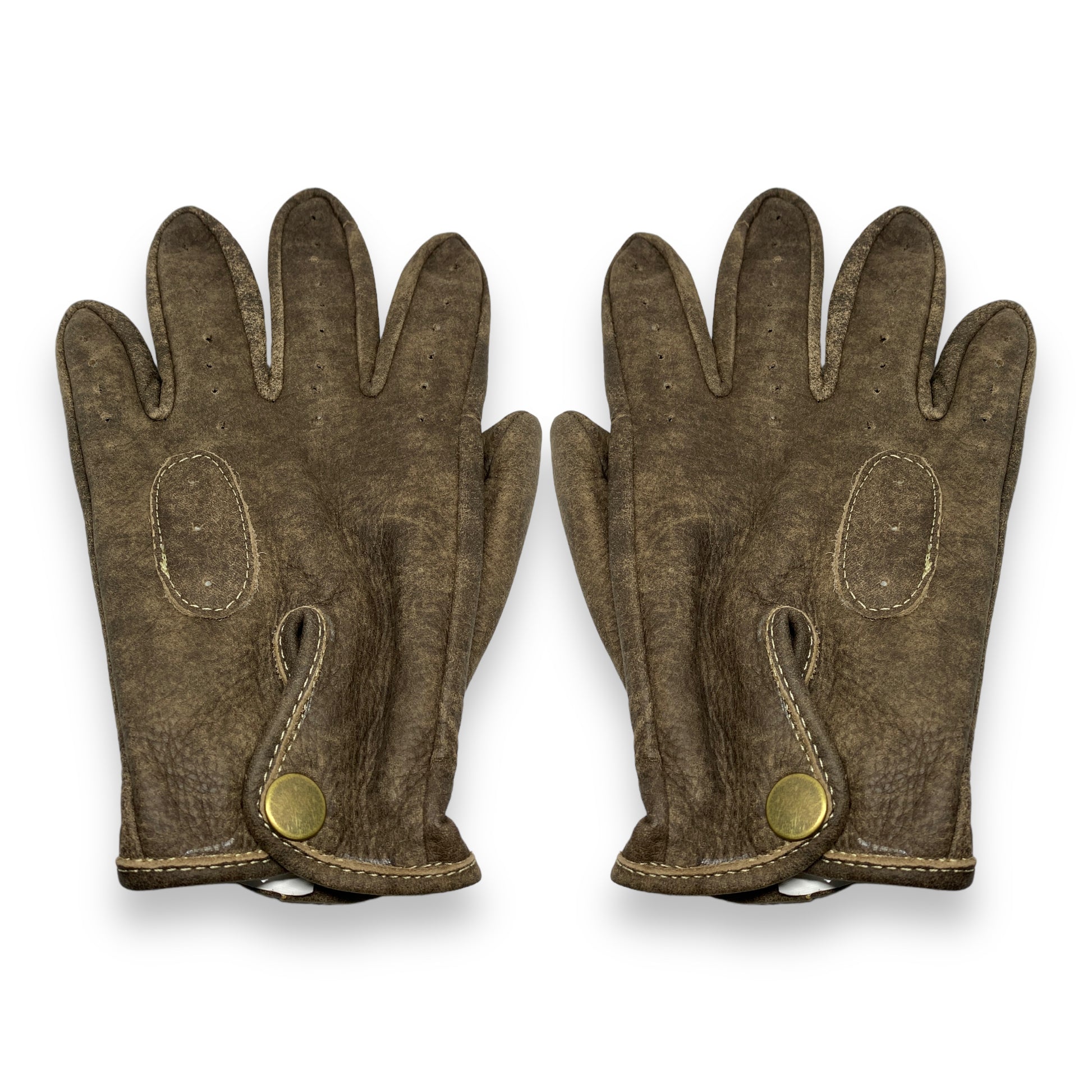 Guantes vintage de piel Nesquik