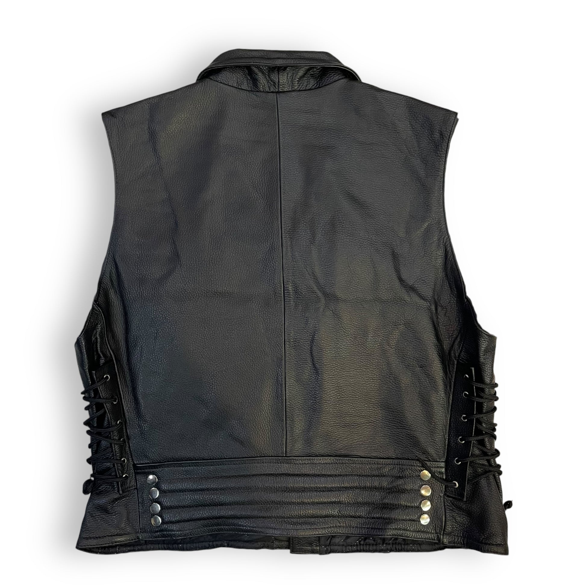 Chaleco de piel Rocker - Main Image