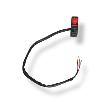 Switch para manillar 2 posiciones + USB