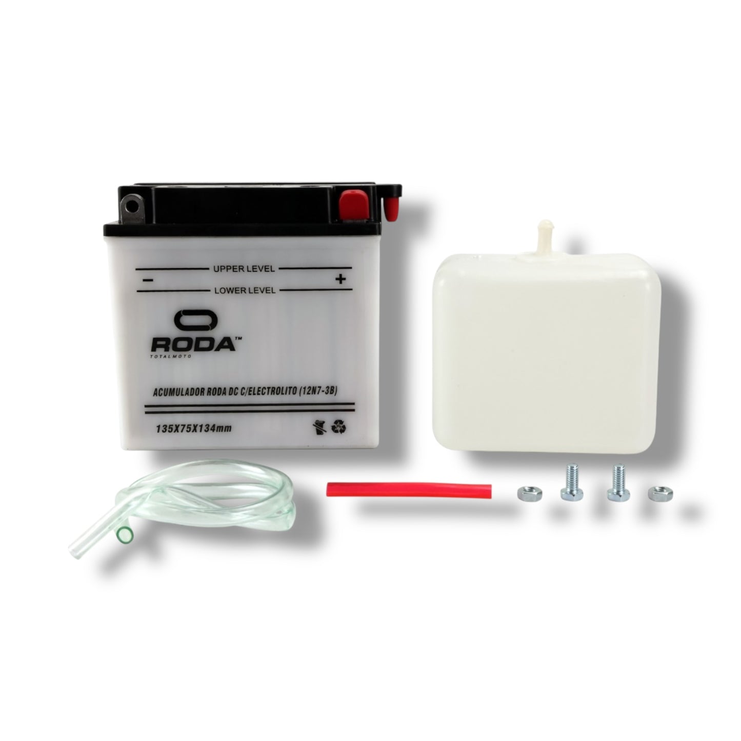 Acumulador DC con Electrolito Roda 12N7-3B (12V / 7A)